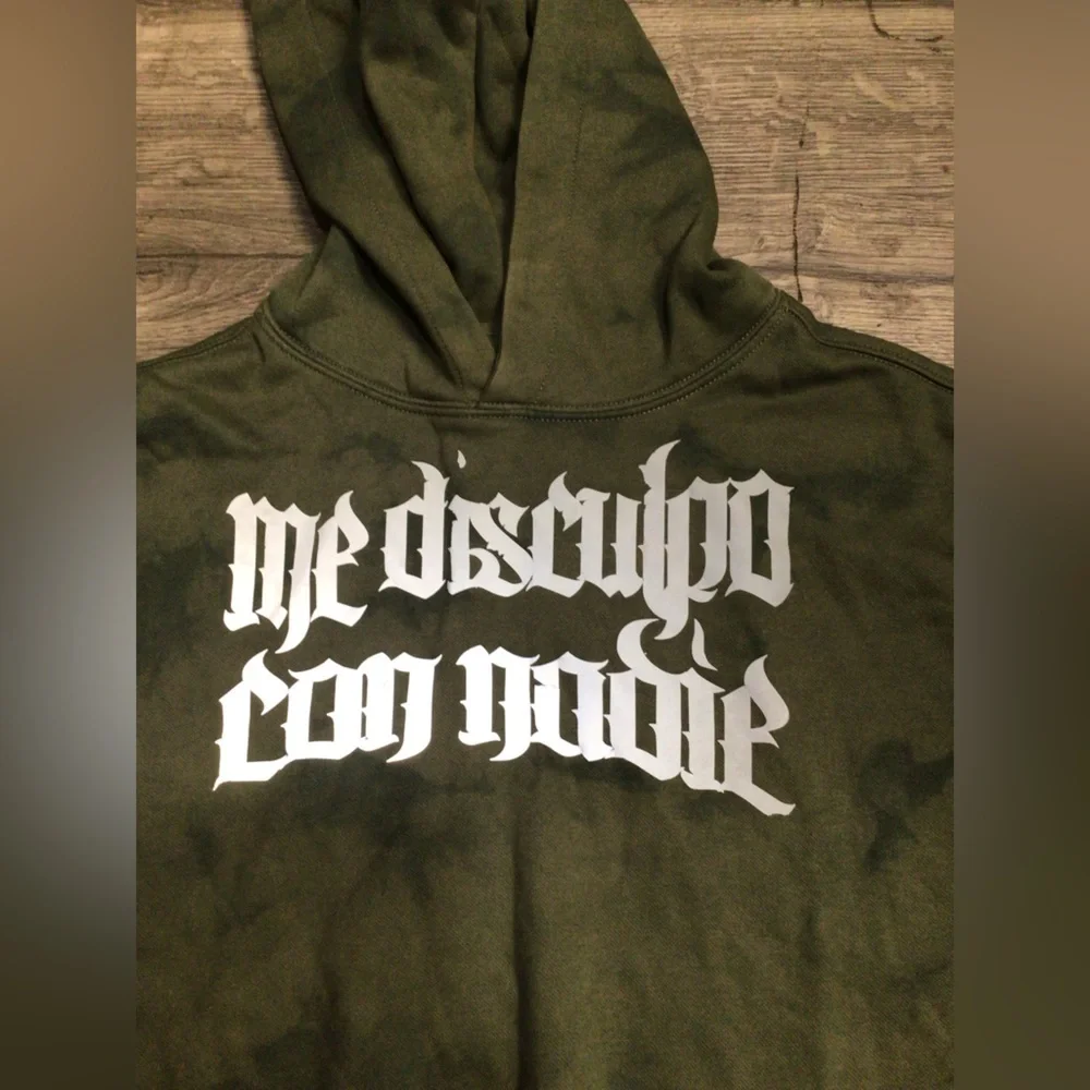 Old Navy Olive Green Graphic Hoodie - Picture 3 of 7